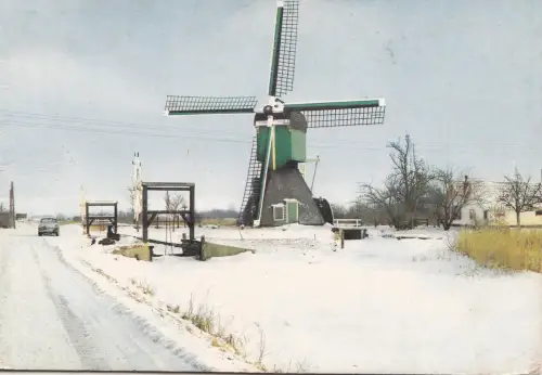 BF25571 Moulen a Vent Landschaft Windmühle Frankreich Vorder-/Rückbild
