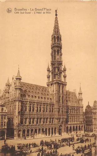 B105442 Belgien Bruxelles La Grand Place, L'Hotel de Ville