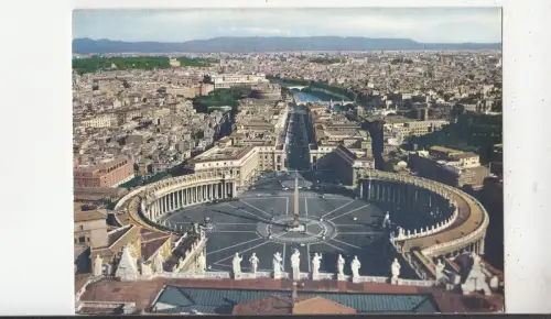 BF29082 roma piazza s pietro italy front/back image