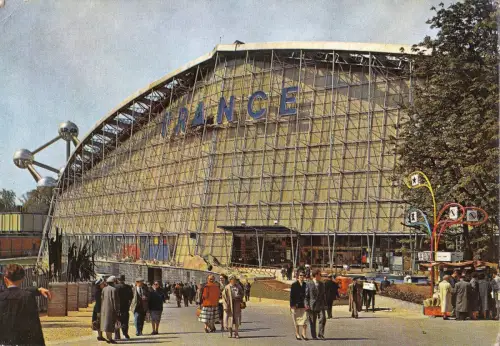 BF14962 le pavillon de la france face arriere france front/back image