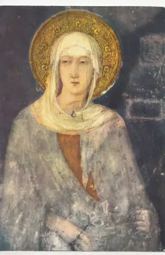 BF23703 basilica di s rancesco s chiara assisi italy front/back image