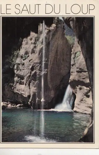 BF22258 Exkursion des gorges du loup le saut du loup france front/back image