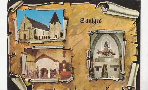 BF28881 saulges mayenne l eglise st pierre france front/back image