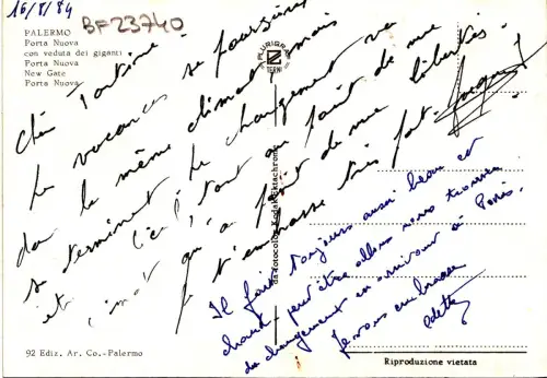 BF23740 palermo porta uova italy front/back image