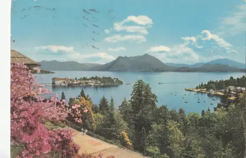 BF23631 stresa lago maggiore panorama con l isola bell italy front/back image