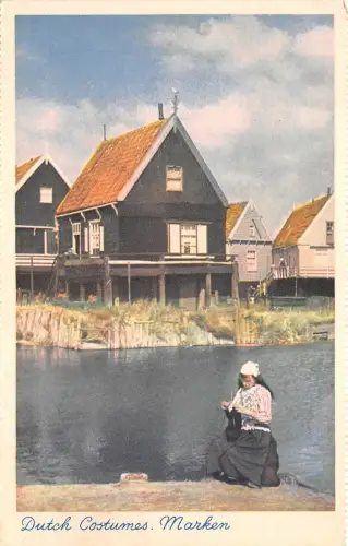 B2648 Niederlande Niederländische Kostüme Marken Vorder-/Rückseitenscan
