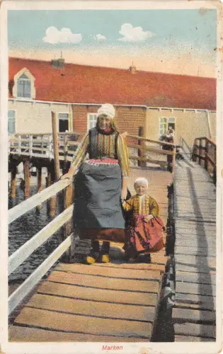 B4704 Netherlands Marken Nadruk verboden front/back scan