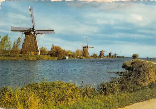 BF37668 kinderdijk netherlands windmill mill moulin a vent