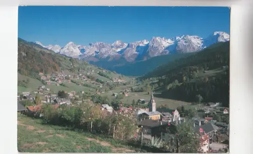 BF31221 le grand bornand h s vue generale et la chaine france front/back image