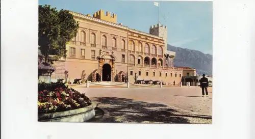 BF21121 monaco le palais princier et le place france front/back image