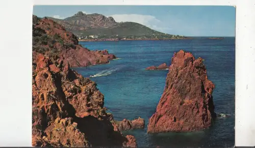 BF28851 la corniche d or l esterel et ses roches ruges france front/back image