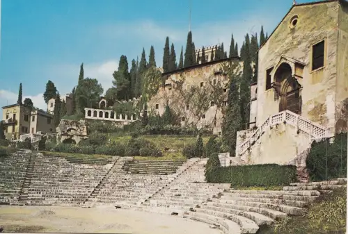 BF23237 verona teatro romano italy front/back image