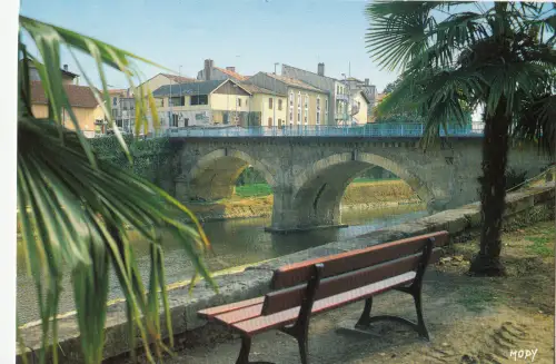 BF14925 mont de marsan ville aux trois riviers 40 france front/back image