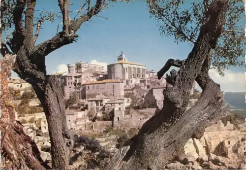 BF31720 gordes vaucluse vue generale france front/back image