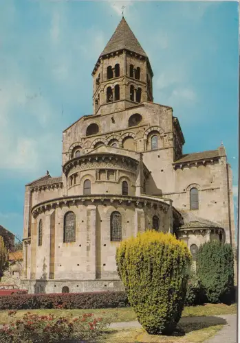 BF20703 eglise de saint saturnin le chevet france front/back image