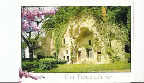 BF15895 la touraine typen maison troglodyte france front/back image