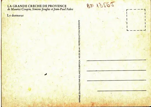 BF13565 jean paul fabre la grande creche de provence france front/back image