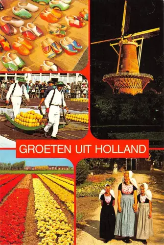 BR84458 groeten uit holland typen folklore trachten niederlande