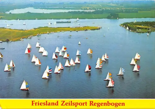 BR86352 Friesland Zeilsport Regenbogen Niederlande Schiffsbateaux