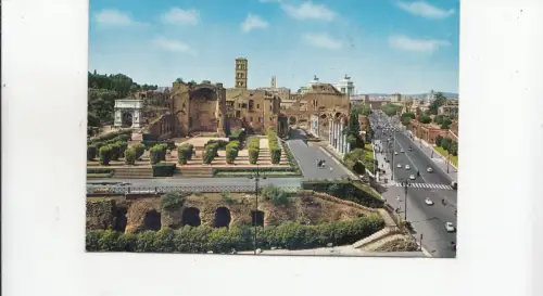 BF23486 via dei fori imperiali roma italy front/back image