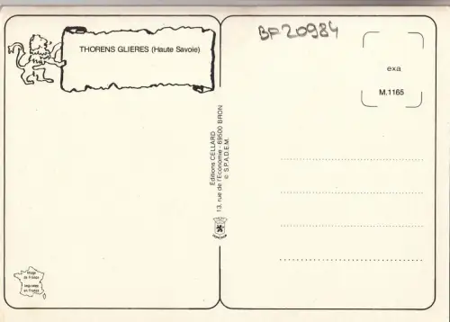 BF20984 thorens gliers h s france front/back image