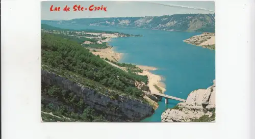BF22164 lac de sainte croix var gorges du verdon france front/back image