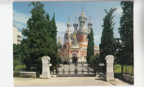 BF21038 schönes Leglise Russe Frankreich Front/Back Bild