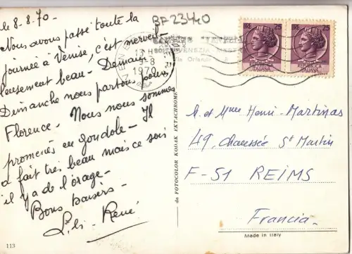 BF23440 venezia italy front/back image