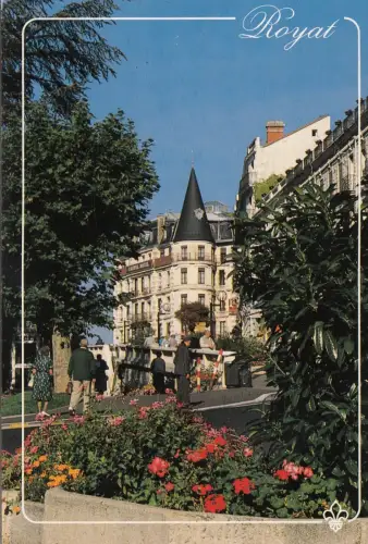 BF20299 royat p d dome l hotel castel france front/back image