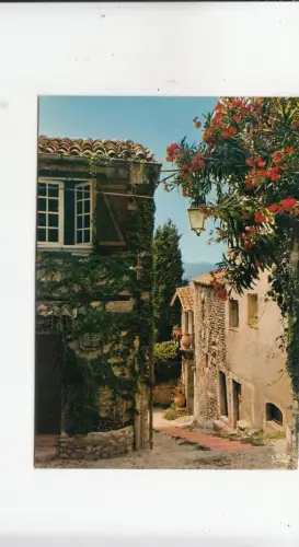 BF21208 vieille rue dans un village provencal france front/back image