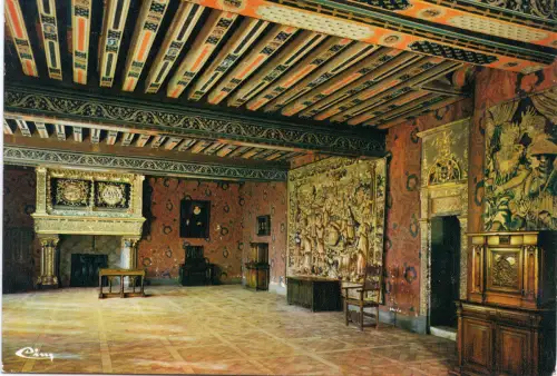 BF15509 blois l et ch la salle d honneur du chateau france front/back image