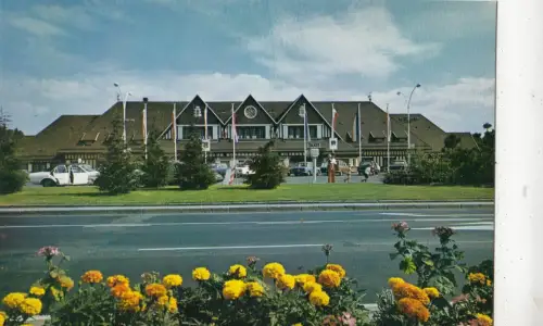 BF20968 plage fleurie la gare deauville france front/back image