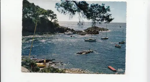 BF21930 saint rapahel var contre jour a la calanque d france front/back image