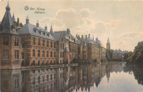 B2645 Niederlande Den haag Hofvijver PPC Front/Back Scan