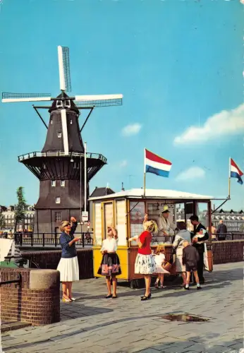 BT1196 amsterdam mill moulin a vent windmill netherlands windmolen