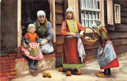bc65550 Damen Frauen Kinder Kleinkinder Folk Folklore Typ Niederlande