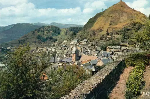 BF14198 murat cantal vue generale et le rocher france front/back image