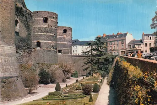 BF15577 angers le chateau et ses douves france front/back image