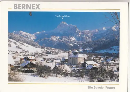 BF22409 bernex panorama du village et de la vallee h s france front/back image