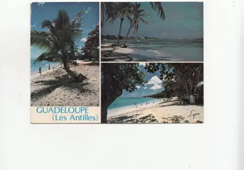 BF28064 les radieusse guadeloupe les antille caribbean island front/back image