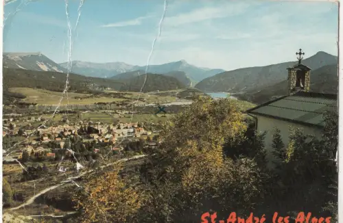 BF21946 saint andre les alpes a de h prov station france front/back image