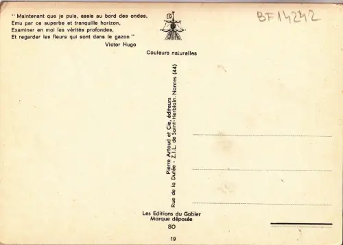 BF14242 Landschaft Frankreich Vorder-/Rückbild