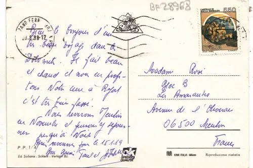 BF28968 dolomiti dolomitien italy front/back image