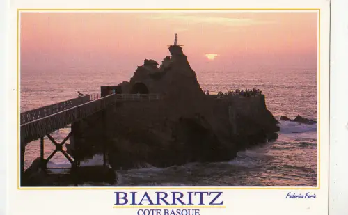 BF12699 Biarritz Cote Baske Frankreich Vorder-/Rückbild