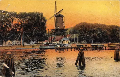 BR45320 Haarlem molen aan het spaarne niederlande