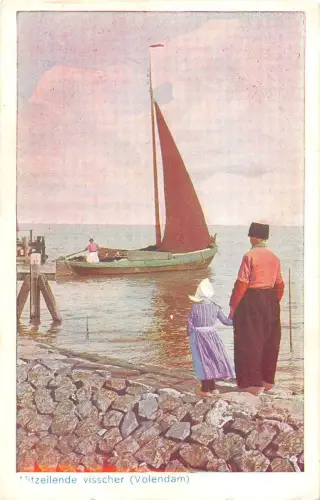 BG34360 Visscher hitzeilende volendam ship bateaux niederlande