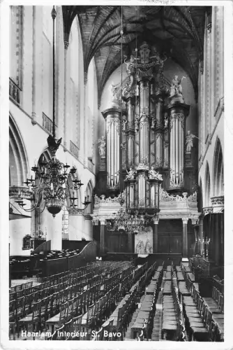 BR71450 haarlem interieur st bavo Echtfoto Niederlande