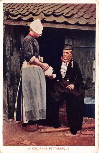 B94389 la hollande pittoreske typen folklore trachten niederlande