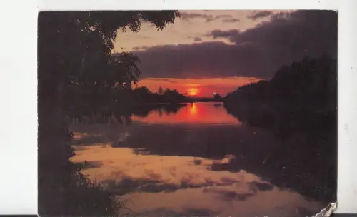 BF25353 coucher de soleil sur nos cotes france front/back image