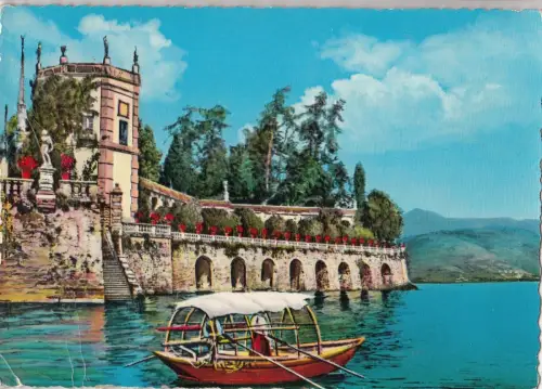 BF23745 lago maggiore isola bella giardino italy front/back image